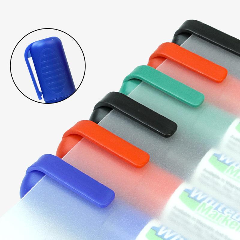 4color Whiteboard Marker With Eraser,2.0mm Nib,Erasable,High-Capacity,Safety,Non-Toxic,Office Meeting Teaching