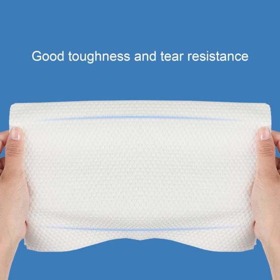 Rengöringshandduk Praktisk Torr Och Våt Användning 3D-Textur Rengöringshandduk Rese Bomull Engångs Sminkservett Engångs Ansiktshandduk