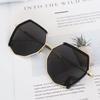 New Luxury Polygon Sunglasses for Women Unisex Thin Frame Retro Party Outdoor Cycling Glasses Sunshade Fashion