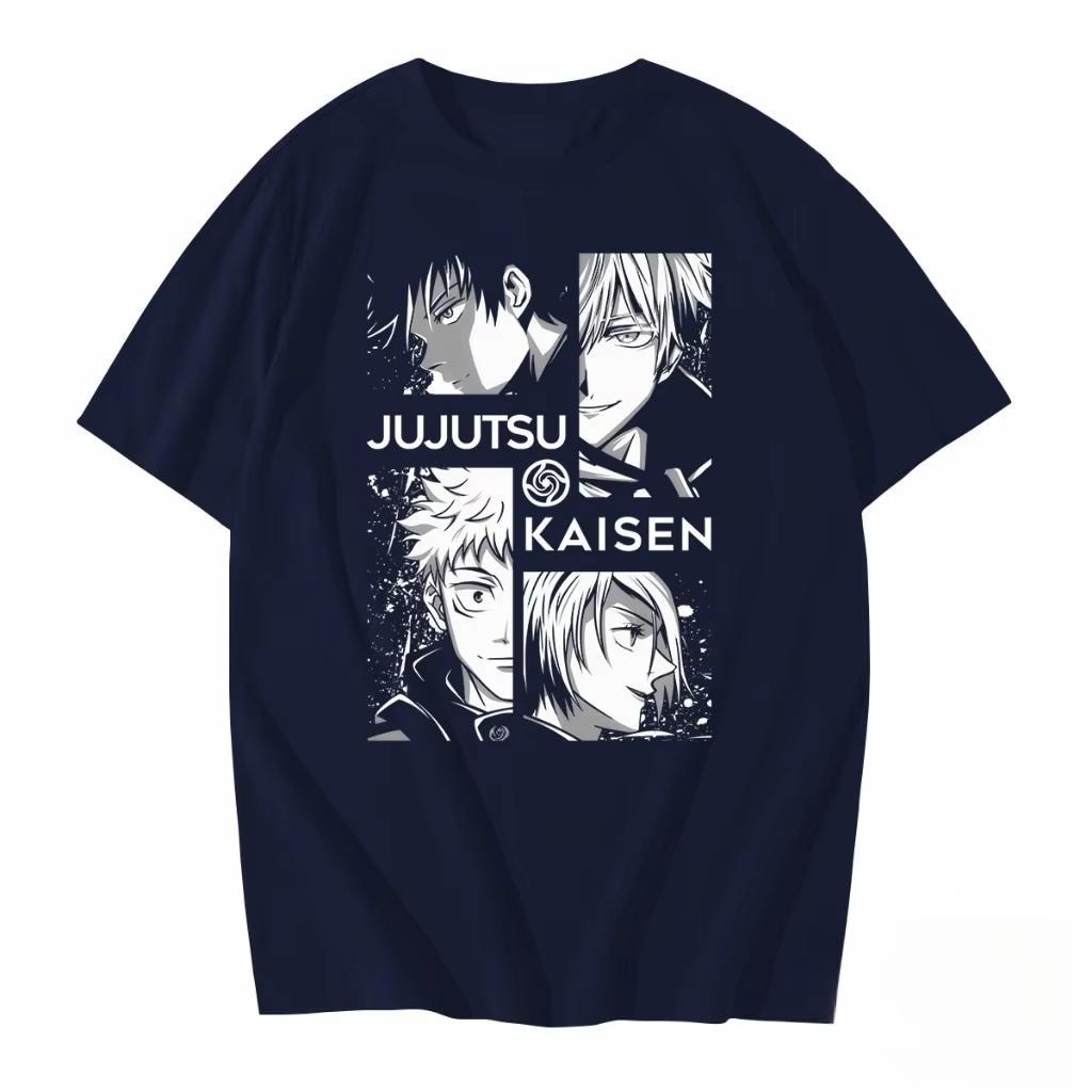 

2026 new Japanese anime Hakusho The Return of the Demon King mens and womens Tshirts with loose and retro short sleeves 4XL