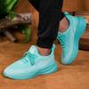 Summer shoes men's shoes colored mesh men's shoes breathable sports and leisure running shoes