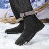 Women's Plush Snow Boots Men's High-top Cotton Shoes Warm Short Boots Non-slip Winter Hiking Shoes