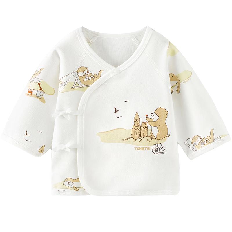 TONGTAI Pure Cotton Newborn Kimono Half-Back Top 52cm