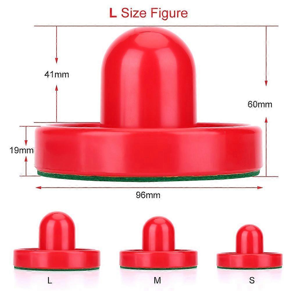 Air Hockey Pushers, Plastic Lightweight Goalies Ice Hockey Pushers Pucks Set Replacement for Tables Game