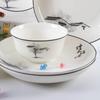 Shengshi Tangyun Ink Jiangnan Ceramic Tableware Set