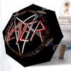 1PC Slayer Music Automatic Umbrella 8 Ribs Portable Folding Black Iron Frame for Outdoor, Beach, Travel 0905208
