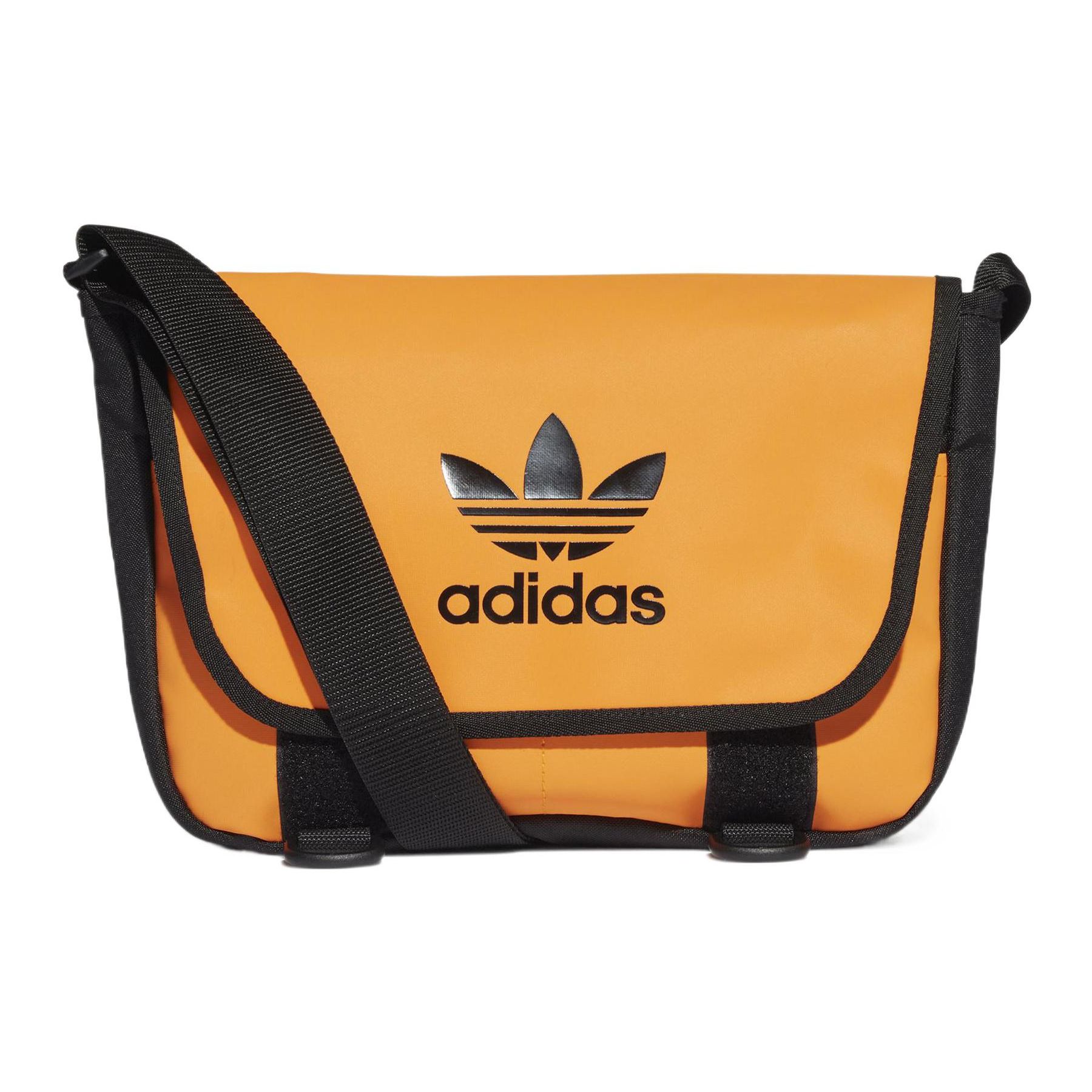 Adidas Originals Three Stripes New Sports TPU Crossbody Bag Unisex Bags Yellow HE9765 Yellow