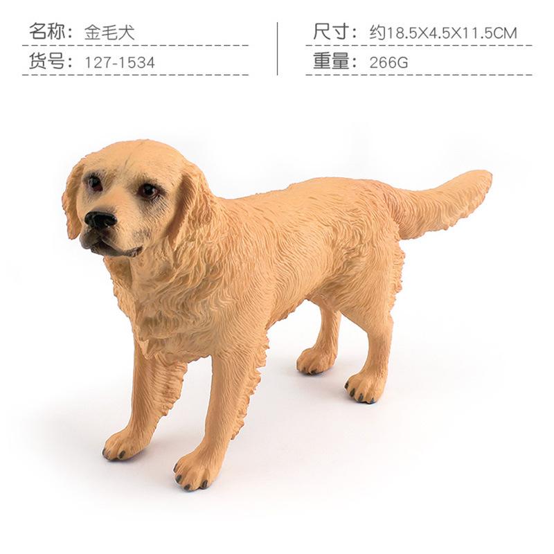Simulation Animal Dog 6 Models Golden Retriever Teddy Shepherd Shiba Inu Corgi Pet Famous Dog Ornament Toy