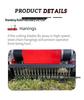 HT550B All-Terrain Remote Control Lawn Mower with Gasoline Trimmer & Weeder