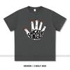 Chicken Fingers Printed T-Shirt 100% Cotton Oversized Foodie Graphic Tees for Men Women Summer Tops Snackcore Streetwear