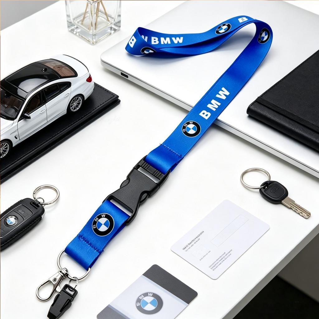 BBJB8 Car Lanyard Mobile Phone Work ID Card Student Badge Keychain For BMW 1 2 3 4 5 7 Series M E46 E36 E34 F10 E90 F30 E60 F30 E53