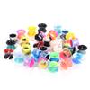 32 Stück/Los Silikon Ohr Plug Tunnel Flesh 3-25MM Doppelt geflanschter Ohrdehner Expander Ohrring Piercing Kits Ohr Dehnungen