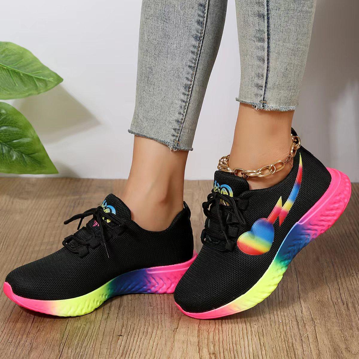 

Женская обувь мода повседневная спортивная женская дышащая сетчатая толстая подошва спортивная обувь забудьте сетку женская вулканизированная обувь 36