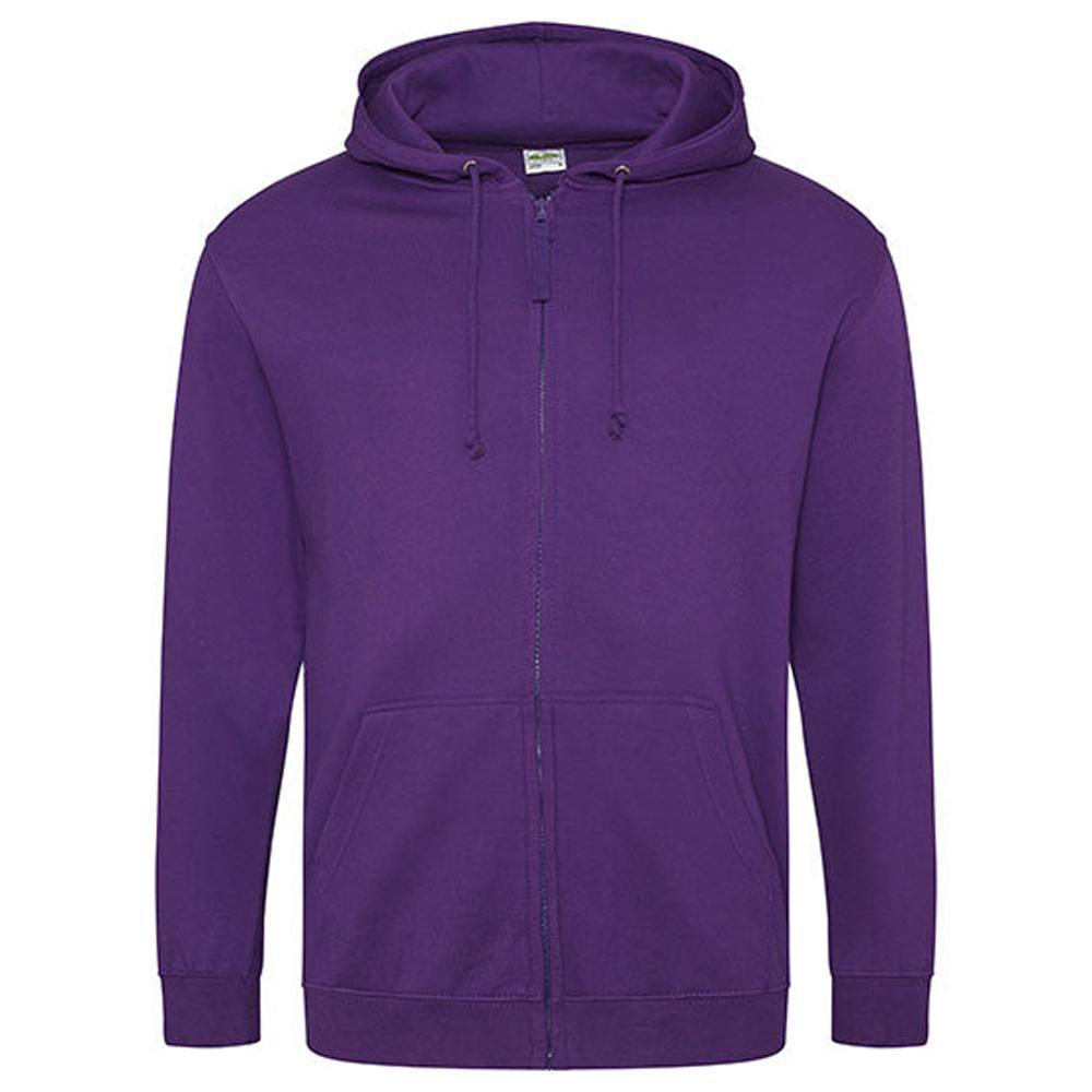 Awdis Unisex Adult Zipped Hoodie