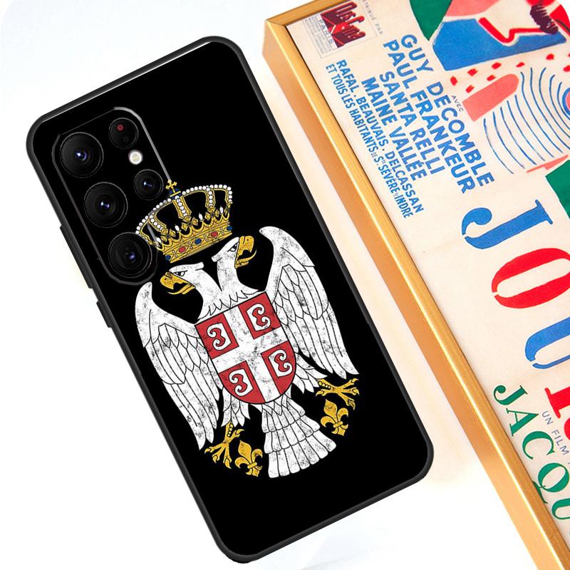 

Flag of Serbia Serbian Case For Samsung Galaxy S24 S23 S22 S21 Ultra Note 20 S20 FE S8 S9 S10 Note 10 Plus Cover Galaxy S23Ultra