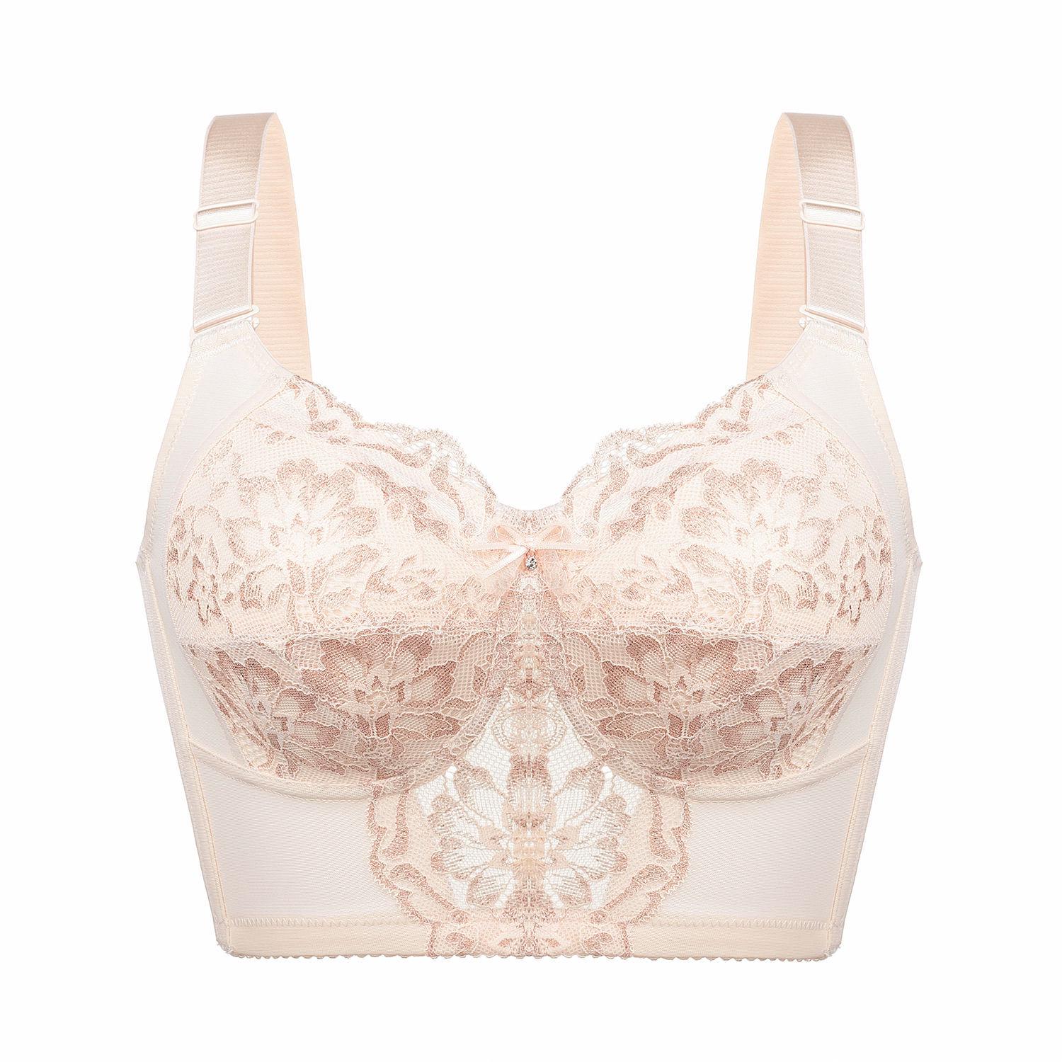 

Women s Plus Size Wire-Free Push-Up Bra with Side Support and Full Cup Shaping 80B тілесний