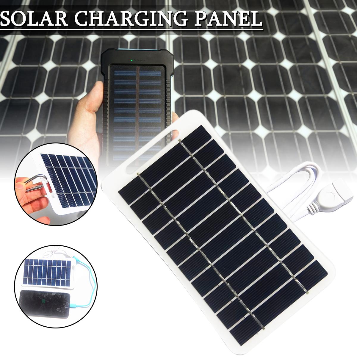 

PDTO 2W 5V Открытое зарядное устройство с солнечной панелью для зарядки аккумулятора телефона Power Bank 3,7 В