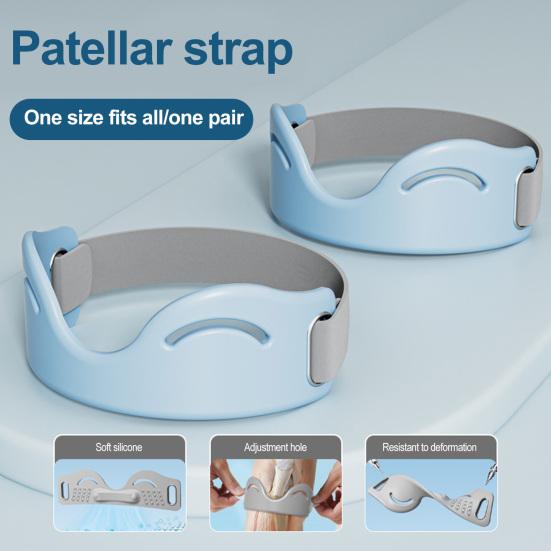 1/2Pcs Patellar Tendon Support Strap Tendonitis Meniscus Tear Joint Pain Relief Patella Stabilizer Band Knee Brace for Running Basketball Cycling