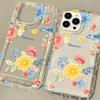 Colored Flowers and Plants for iPhone17promax Phone Case Apple 14 Retro 13/16 Premium 15