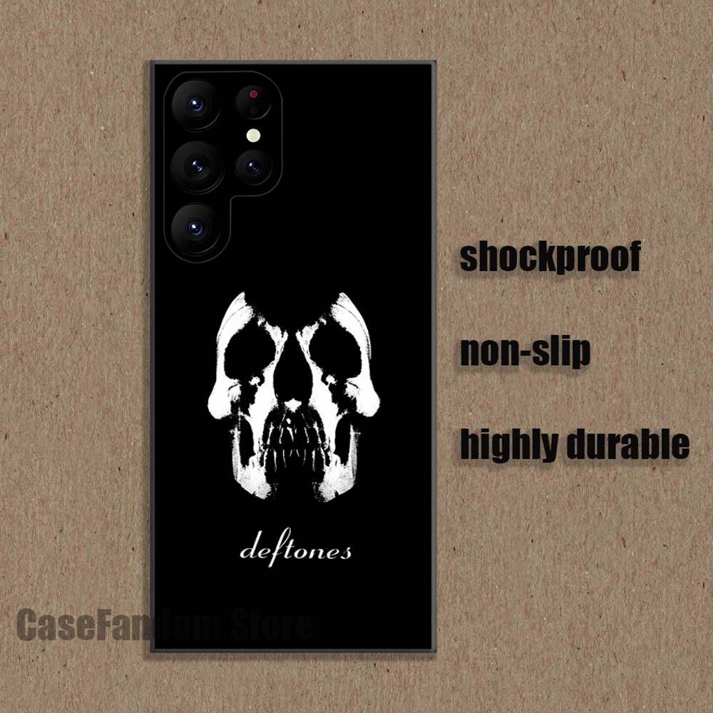 

Band d-Deftones Shockproof Phone Case For Samsung S26,S25,S24,S21,S22,S23,S30,Ultra,S20,Plus,Fe,Lite,5G Black Cover Samsung S21 s305G