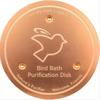 Copper Round Disc Bird Bath Cleaner