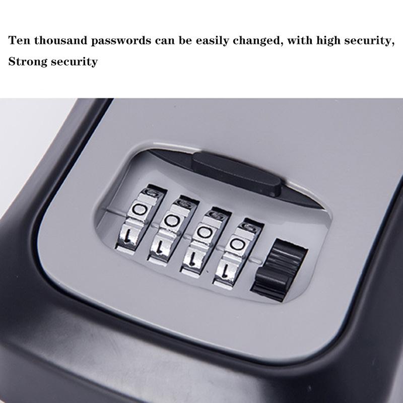 Metal Key Storage Box With Password Lock For Home Office Use