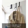 Yamazaki Door Hanger Set 5 Black Approximately W1.5XD7XH9cm Smart Hook 4891
