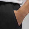 Jordan Logo Solid Drawstring Track Shorts Men Bottoms Black DQ7471-010