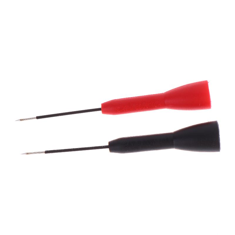 2Mm Test Lead Extension Cover Non Destructive Multimeter Probe Testing Needle For Test Lead Stainless Steel Pin