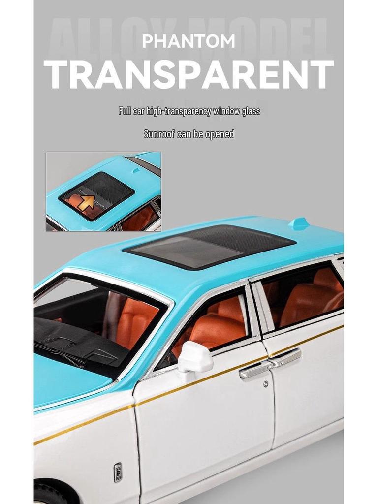 1:18 Scale Rolls-Royce Phantom Alloy Car Model - Collector's Item and Decorative Piece