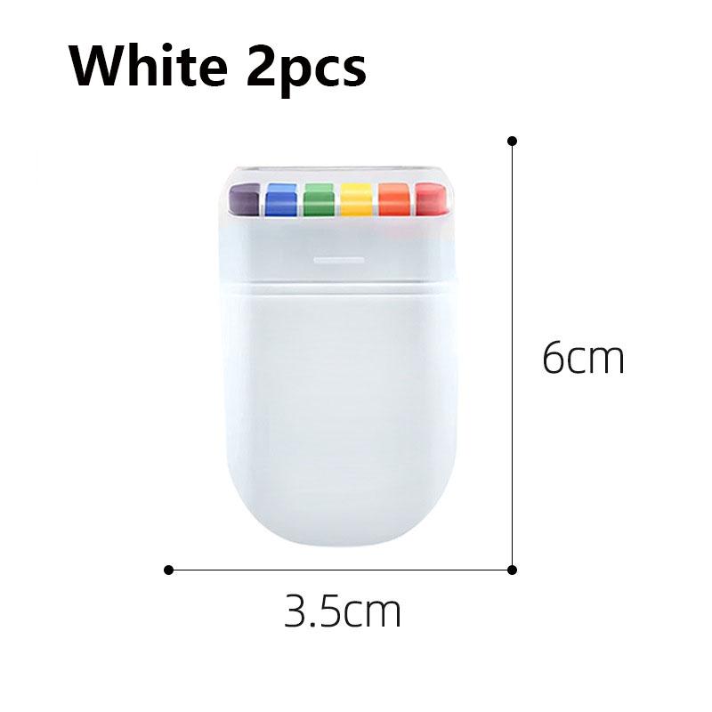 2/4Pcs Rainbow Crayon Paint Rainbow Birthday Party Colourful Theme Party Accessories Party Family Costume Gift Pocket Size