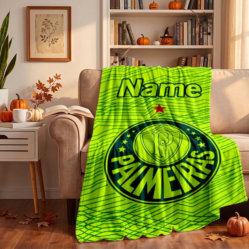 Sociedade Esportiva Palmeiras Custom Flannel Blankets Soft Warm Cozy Throws for Home Decor Holiday Gifts
