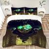 3pcs Clash of the Titans Cover Set,Soft Comfortable Duvet Cover,Guest Room (1*Duvet Cover + 2*Pillowcases, Without Core) Yy251024033