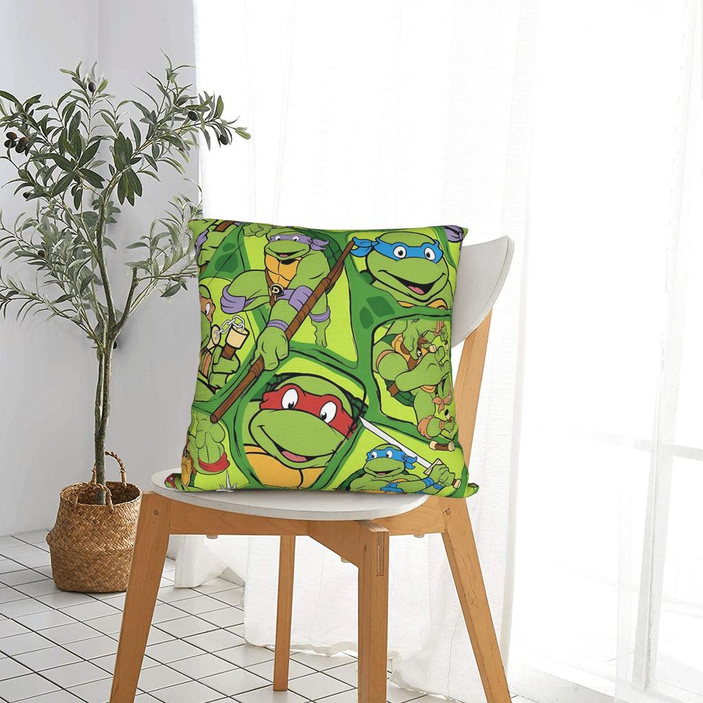 TT-eenage M-Mutant Ninja Turtles Pillow Case  Morden Pillow Cover Design Pillowcases For Sofa Bedroom Home Decor