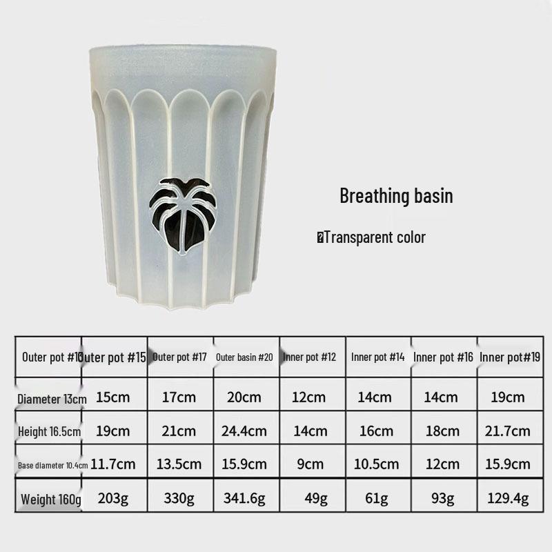 Self-Watering Flower Candle Pot: Begonia, Tortoise Shell, Bamboo Design for Hydroponic Planting