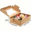 36pcs Dining Boxes with 3 Different Styles of Windows Including Bread Cookies Desserts Pancakes Donuts Takeout Bread Boxes