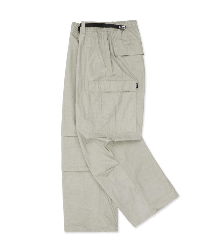DIMITO Washed Cargo Pants (Loose Fit) Ivory