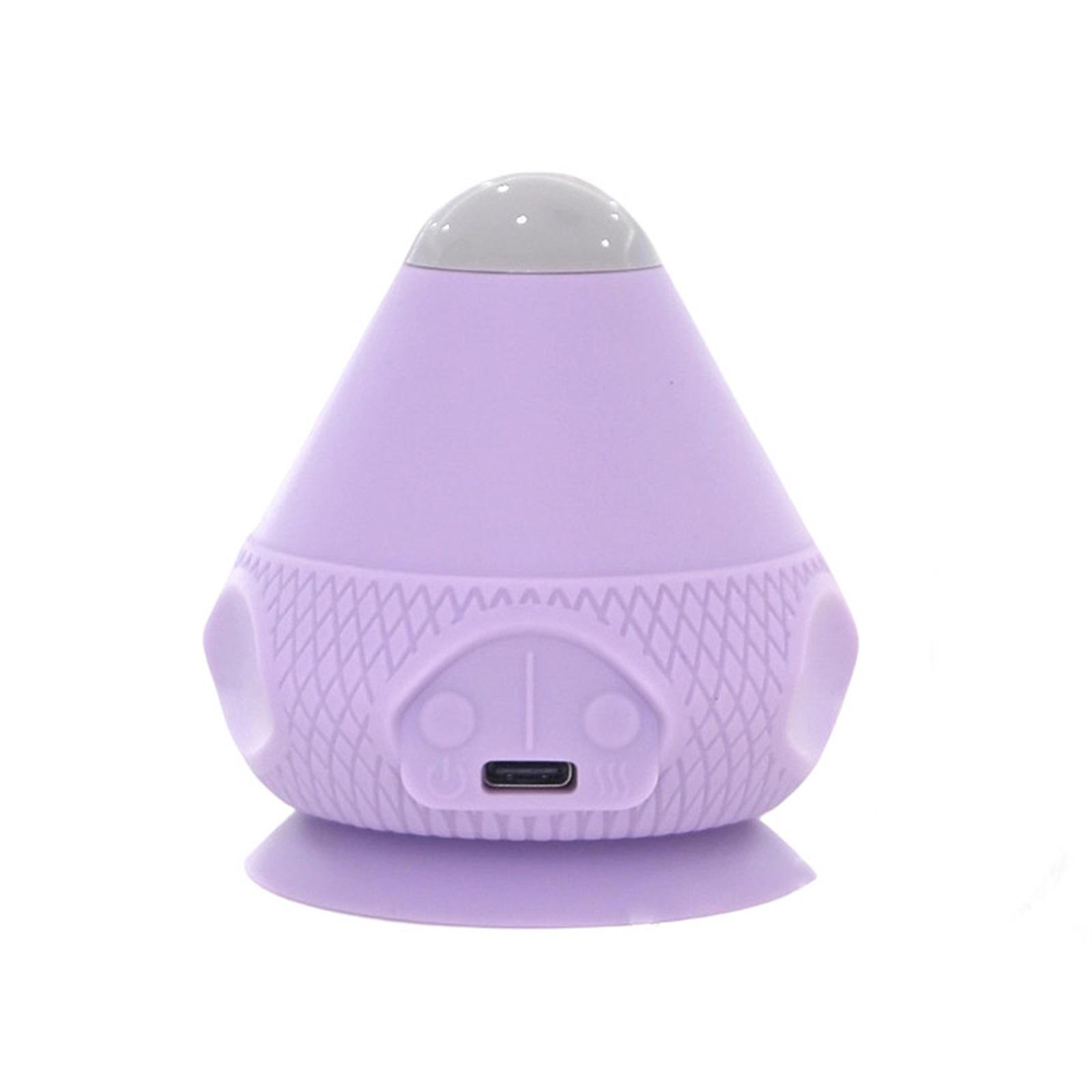 

Electric Fascia Ball Adsorption Type Plantar Shoulder Neck Waist Fascia Relaxation Vibration Hot Compress Silicone Massager Massage Ball One Size фіолетовий