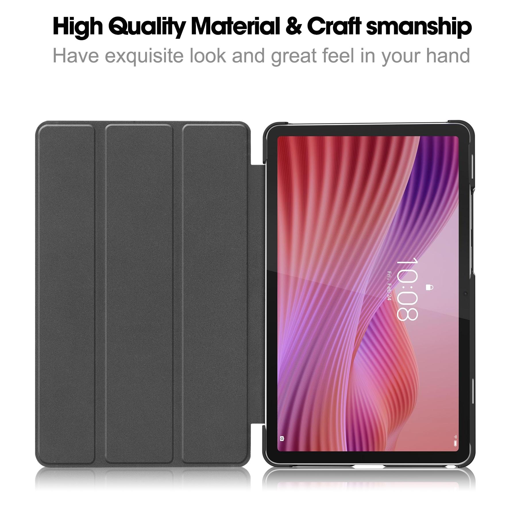 

For Lenovo Tab K9/Tab One Case Anti-Drop Leather Stand Tablet Cover Grey