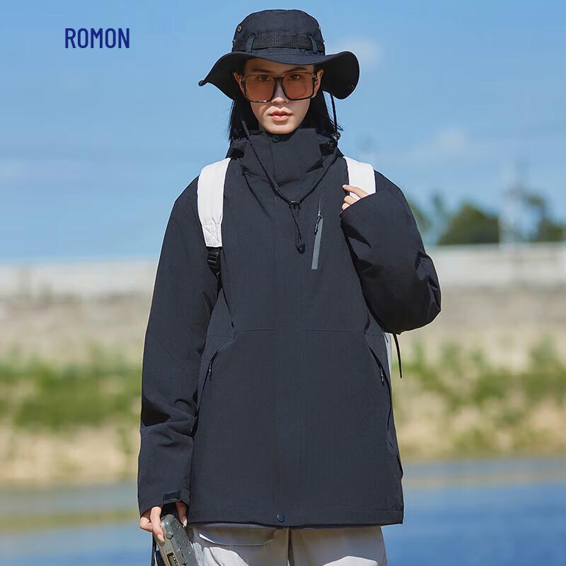 Luomeng Unisex 3-in-1 Hooded Outdoor Jacket