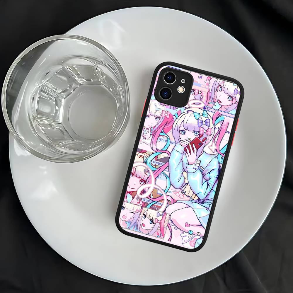 N-Needy Girl Overdose Game Matte Silicone Phone Cases For IPhone 16 13 15 12 11 Pro Max Plus For IPhone 14 15 Pro