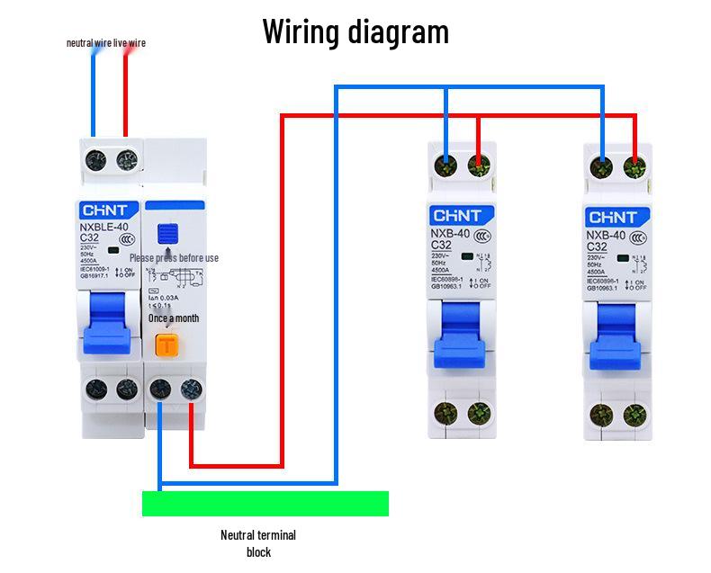NXB-40 DPN Household Single Pole Circuit Breaker Air Switch