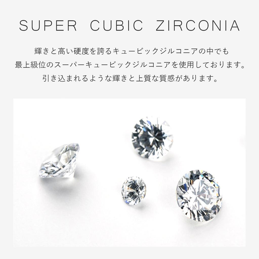 Moon Cute Platinum Necklace Made In Italy Azuki Chain Zirconia Silver 925 Birthday Present Gift Popular Adult Gift BOX Included [Matthewmark] Women's