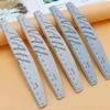 1Pcs Nail File With Ruler 80/100/150/180/240/320 Grit Sandpaper Disposable Cuticle Remover Buffers Manicure Tool