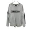 NUMBER (N)INE DENIM Long Sleeve Sweat Trainer L Gray Men's Used