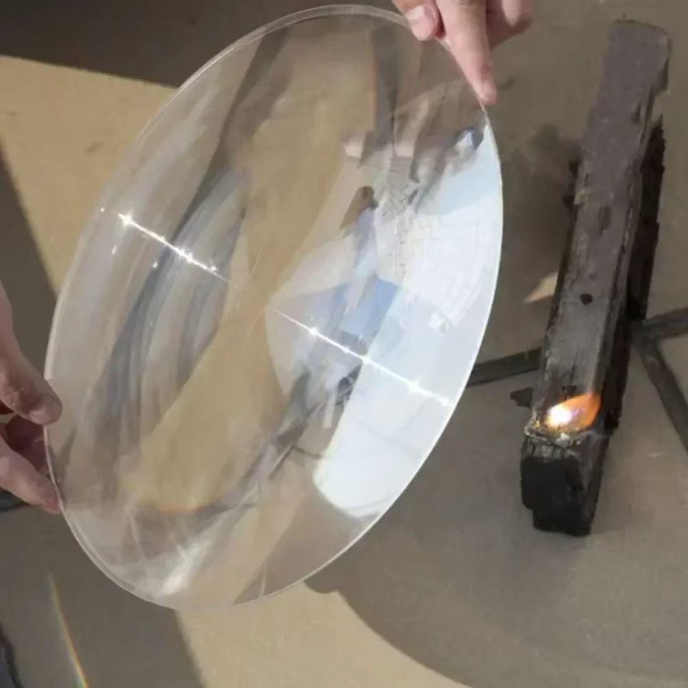 Große Fresnel-Linse 300 mm Durchmesser Kondensorlinse Optische Linse Wissenschaftliches Experiment