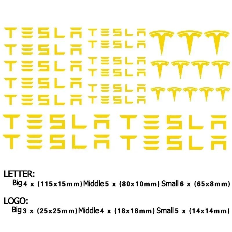 Car Sticker Tesla Car Brake Caliper Handle Sticker for Tesla Model X S Y 3 P75D P85D P90D P100D Roadster Films Side Fender Windo