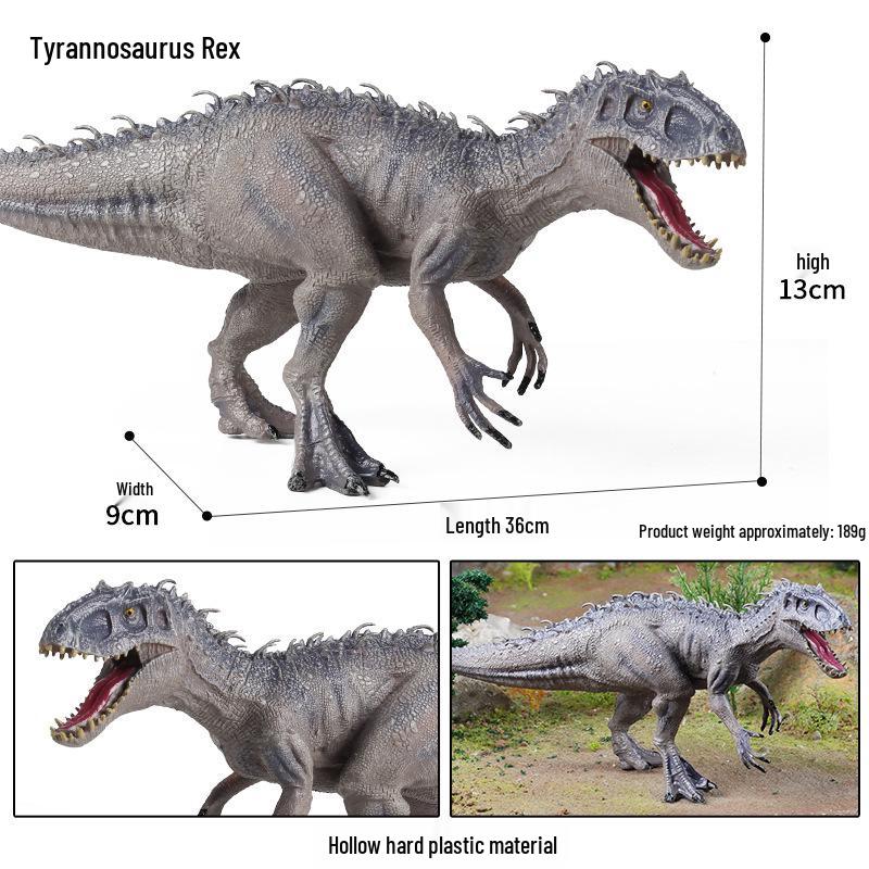 Cretaceous Ligabueino Dinosaur Model Toy - Hard Plastic Animal Figure for Kids