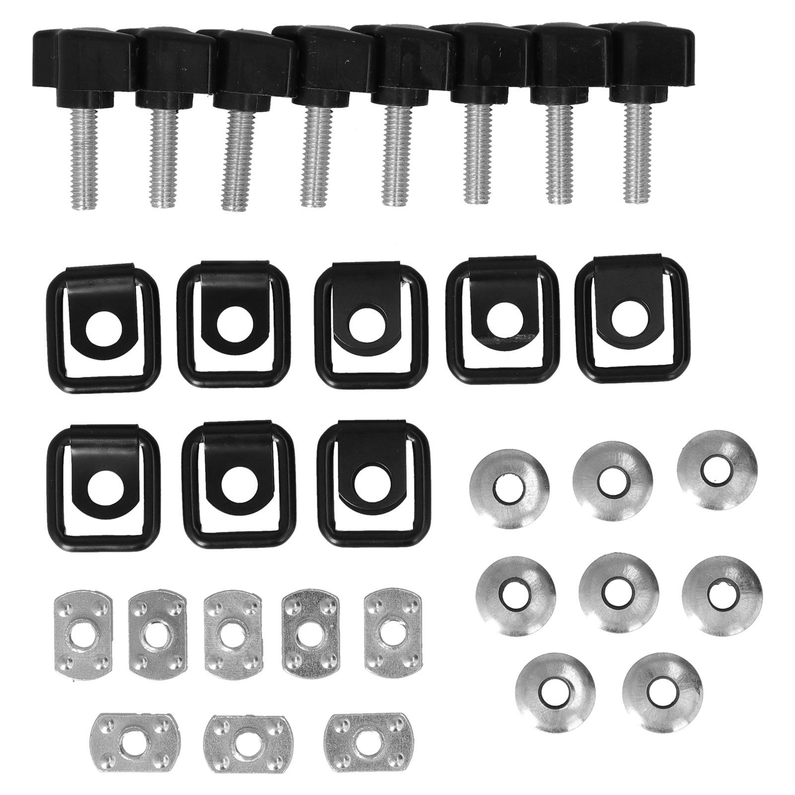 Hard Top Quick Removal Fastener Thumb Screws Tie Down Anchor with Washers Replacement for Wrangler JK 07‑18