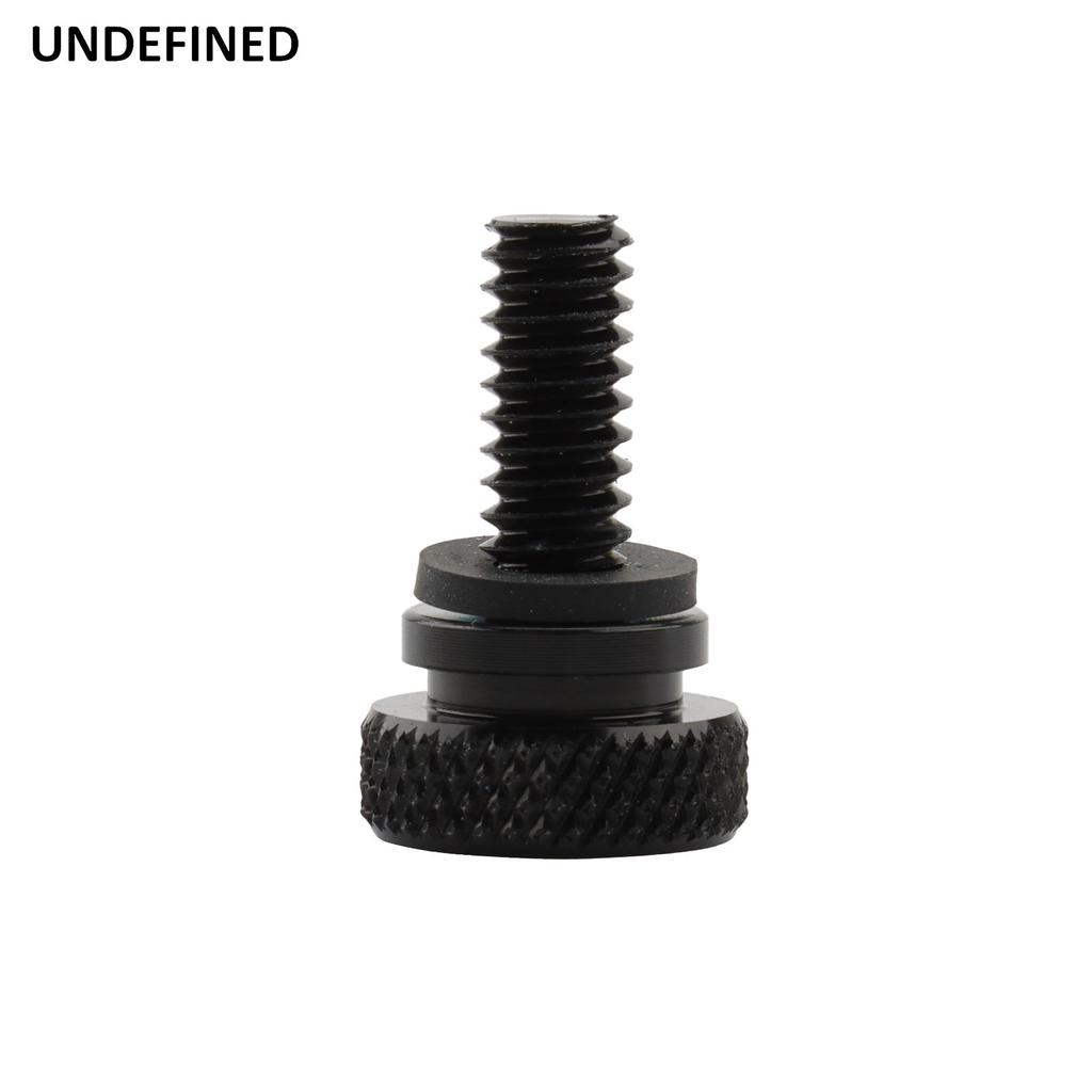 Black Chrome Seat Bolt Tab Screw Aluminum For Harley Touring Street Glide Road King Sportster 883 XL Softail Dyna Fatboy 96-2022